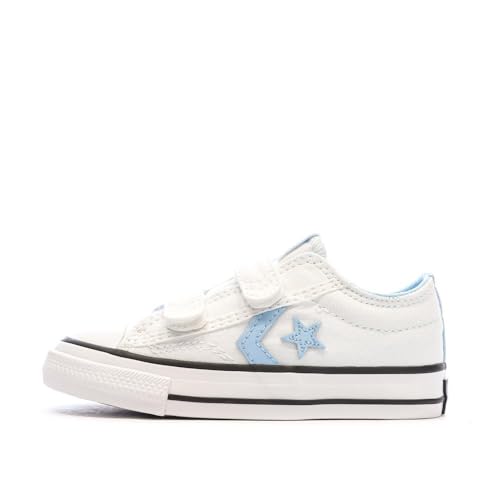 Converse Star Player Easy - Zapatillas deportivas para niño, color blanco y azul, azul, 21 EU