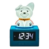 Superman Krypto the Superdog Digital Alarm Clock with Night Light & Music, Officially Licensed DC Comics Bedroom Décor for Kids, Adults, Boys, Men, Superhero Gift | Paladone