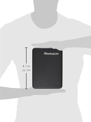 SentrySafe P005C Portable Safe, 0.05 Cubic Feet, Black Image