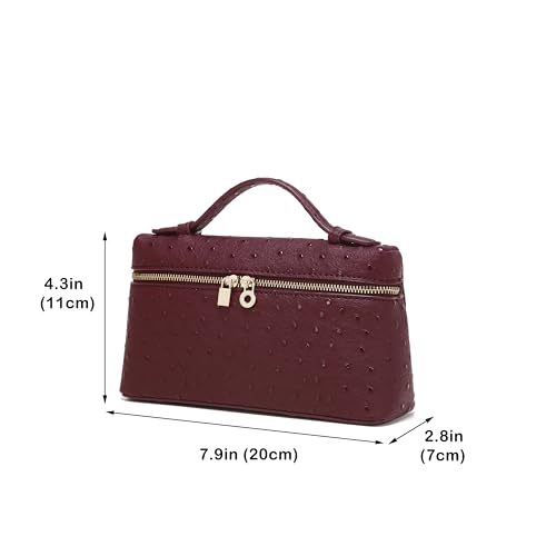 Rejolly Crossbody Bag for Women Small Pouch Top-Handle Leather Bag Designer Shoulder Handbag Quiet Luxury Trendy Purse