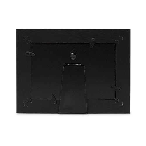 Cadre photo chat en bois noir 13x18 cm Isaac Jacobs pour table et mur - 4