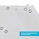 Linenspa Transparenter 4G Duschvorhang Liner - PEVA wasserdichtes Vinyl - 183,9 x 183,9 cm Standard Duscheinlage - Schlafsaal Essentials