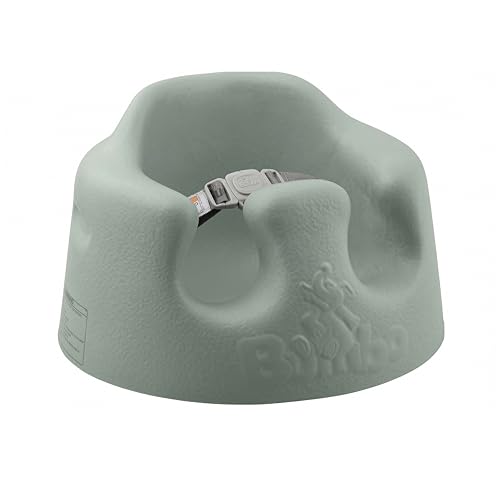 Bumbo Asiento de Suelo para Bebé - Diseño Ergonómico, Fácil de Limpiar, con Arnés de Seguridad - Cómodo y Seguro - Asiento de Apoyo para Bebés de 3 a 12 Meses - Color Verde