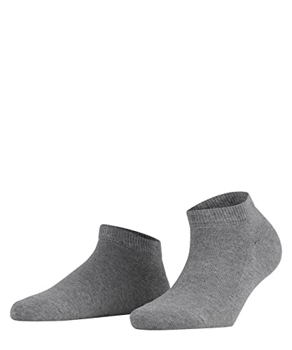 Image of FALKE Women's Family Cotton Sneaker Socks, Greymix, 8-10.5
