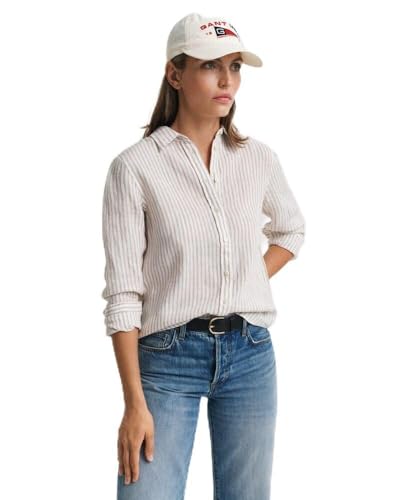 Vêtements GANT REG LINEN STRIPED SHIRT pour Accessoires - vue 2