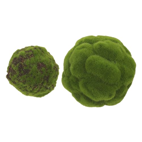 GRIRIW Wedding Decorations 2pcs Simulated Decor House s Ornament Indoor s Artificial s Garden Moss Balls Fake Moss for Fake s Indoor Football Foam 15c Accessories