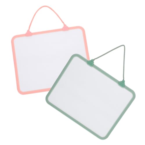 Tableaux blancs effaçables à sec (lot de 2) avec cordon amovible pour bureau et étudiants