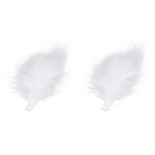 KESYOO 2 Pcs Gramps de Cabelde CasamentGramps de Cabelde Penas Macias Ccar de Niva Elegante Aóris de