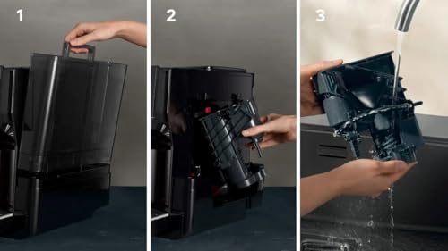 Machine à café tout automatique Siemens TP713R09 EQ700 classic lustré Réservoir d'eau - vue 9