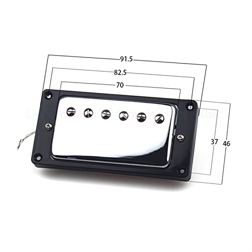 DZDZDZ Pick-up Guitare électrique Humbucker Col et Piste avec Gibson Micro humbucker Guitare (Color : Neck) - Les Beatles, Paul McCartney, John Lennon, RIngo Starr, George Harrison DZDZDZ Pick-up Guitare électrique Humbucker Col et Piste avec Gibson Micro humbucker Guitare (Color : Neck) – Image 4