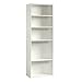 Sauder Beginnings 5-Shelf Bookcase, Soft White finish