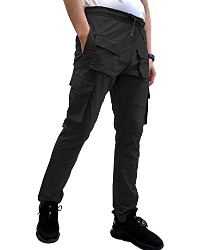 Southpole Mens Men's Lightweignt Tech Woven Nylon Pants, Water Resistant, Quick Dry, 4 Pockets3