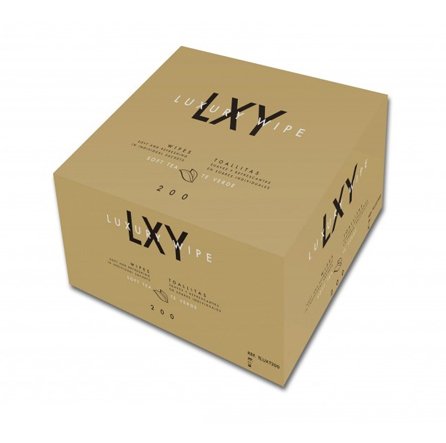 Toallita de Té Verde de Tejido Luxury Wipe (Caja 200 Toallitas)