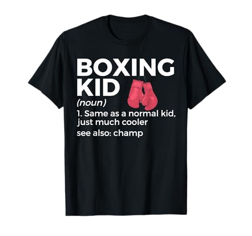 Funny Boxing Kid Definition Champ T-Shirt