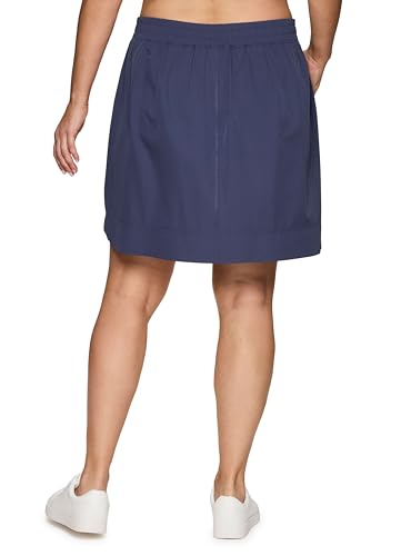 RBX Plus Size Longer Length Skort for Women Quick Drying Woven Pickleball Golf Skort with Pockets for Tennis, Hiking, Running4