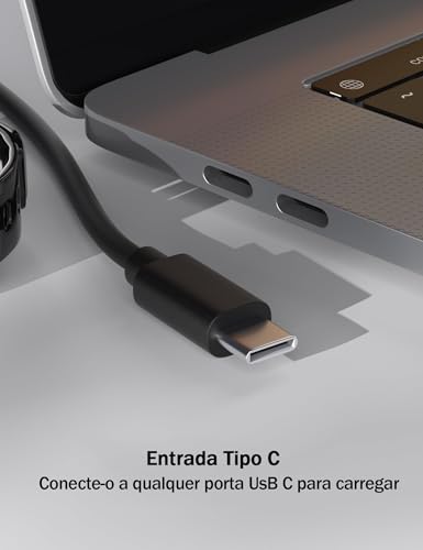 Cabo Genérico USB-C de Carregamento, 1 metro, para Garmin Fenix 7/7S/7X/7 Solar/6/6S/6X/6 Pro/6 Sola