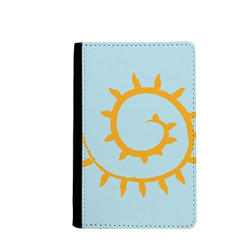 Étui passeport motif feuilles de vigne | Portefeuille de voyage classique multicolore 3.7x5.8"