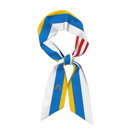 Women's Fashion Neck Scarf Flag of Georgia America Flag Neckerchief Headscarf2