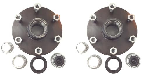 Everything for trailers, RVs and trucks and more - TWO (2) Idler Hub 6 x 5.5 Lug Bolt Pattern 3500lb For Axle Trailer For Dexter FOR ALKO For Axel (FS1XN-2404)