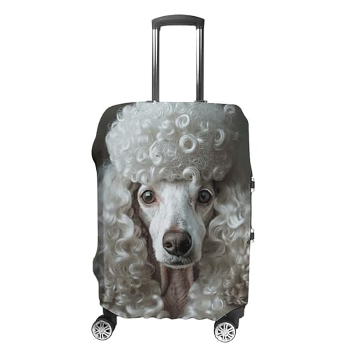 Housse de bagage pour chien à poils bouclés élastique : évitez les rayures sur valise XL