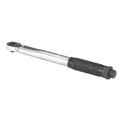 Image of Sealey Stw101 Torque Wrench Micrometer Style 1/4Sq Drive 5-25Nm/44-221Lb.in