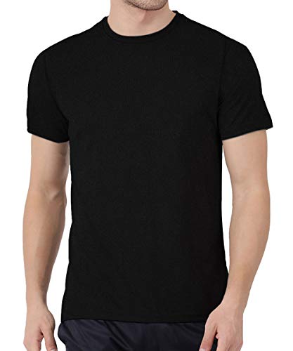 Mens Moisture Wicking T Shirts Dry Fit Crew Athletic Undershirt Packs for All Sport (1 Pack #Hemp Grey,3XL)