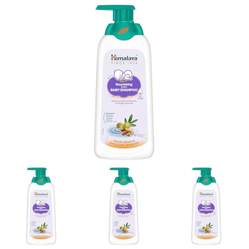 Image of Himalaya 2-in-1 Nourishing Baby Shampoo+Conditioner (400ml) (Pack of 4)
