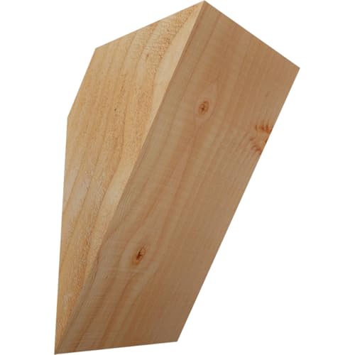 Ekena Millwork BRC06X06X10TRA00RDF 6"W x 6"D x 10"H Traditional Rough Sawn Knee Brace, Douglas Fir