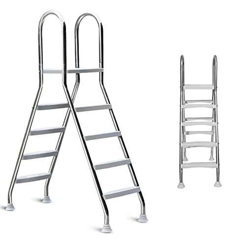 Escalera para piscina de acero inoxidable resistente miniatura 6