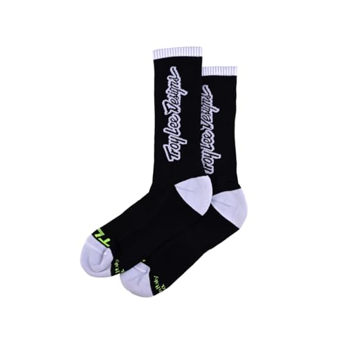 Troy Lee Designs - Mens Performance Socks; Signature Black LG/XL