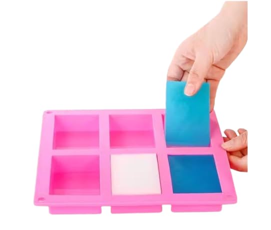 Silicone Soap Mould, 100gm Rectangular, for Soap Making, Resin Art, Candle, Cake, DIY Kit-image-26