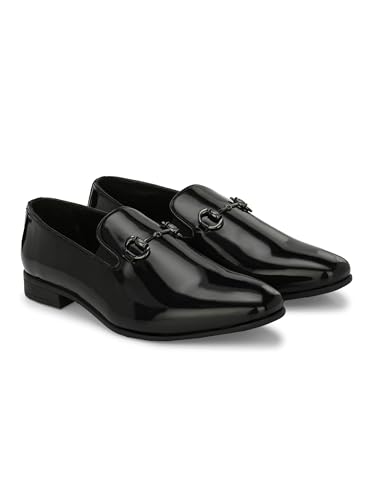 Image of San Frissco Men's Formal Loafers /Slip On Wearable Anti-Slip Leather Loafers for Office /Fashionable Loafers for Men