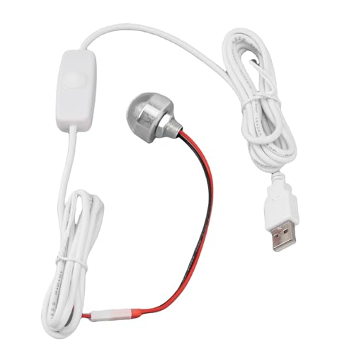 Hilitand USB 5V LED Spotlight, Mini LED Dimmable Spot Light with Stepless Dimming, for Showcase, Jewelry Cabinet, Wall