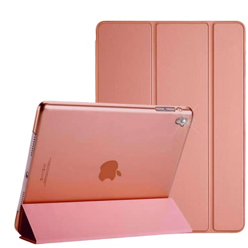 For Apple iPad Mini 5 | Mini 4 Generation Case Smart Magnetic Cover - Auto Wake/Sleep - Mini 5th | Mini 4th Model No. A2124_A2125_A2126_A2133_A1538_A1550 (Rose Gold)