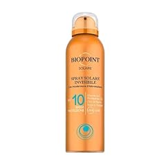 Biopoint Solaire Spray Solare Invisibile, Bassa Protezione, 150 ml, con Acceleratore di Abbronzatura, senza oli minerali, coloranti, senza nickel e resistente all’acqua
