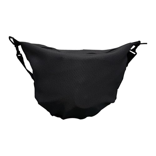 Menolana Basketball Bag, Single Ball Bag, Portable, Organizer, with Adjustable Strap, Sport Equipment Storage Net for Volleyball, Black