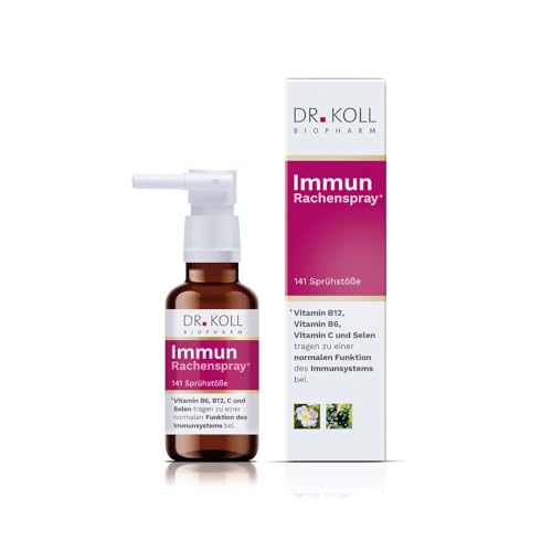 Imunološki sprej za grlo Dr. Koll - S vitaminima i mineralima za prirodnu podršku imunološkom sustavu, 20 ml