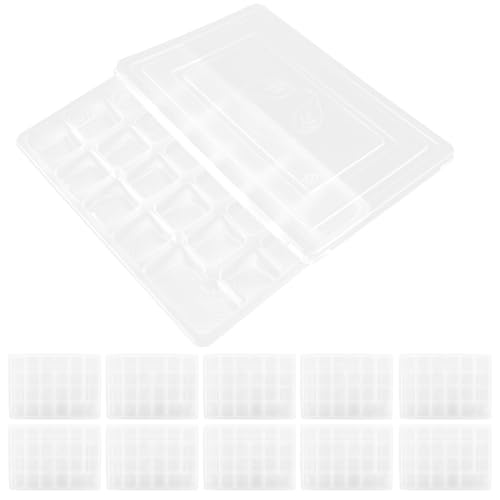 BESPORTBLE �g���̂ė①�ɗp�����^���ۑ��e�� �W�t��10�Z�b�g �L�q���[�{�b�N�X �}���`�O���b�h�f�U�C�� �Ⓚ�ɃI�[�K�i�C�U�[ �H�i�N�x��