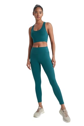 Leggings verts pour femmes DeFacto Z0815AZ de style moderne