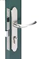 Stratford Mortise Storm Door Hardware Satin Nickel-90819-017