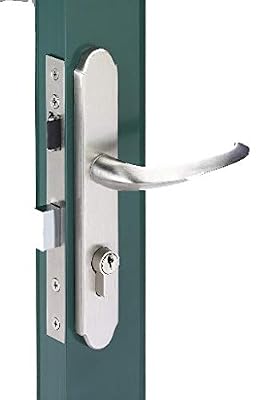 Stratford Mortise Storm Door Hardware Satin Nickel-90819-017