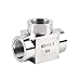 Industrial T Type Stainless Steel Tees Fitting High Pressures Corrosions for Plumbing Irrigation Daily Use Plumbing Fittings