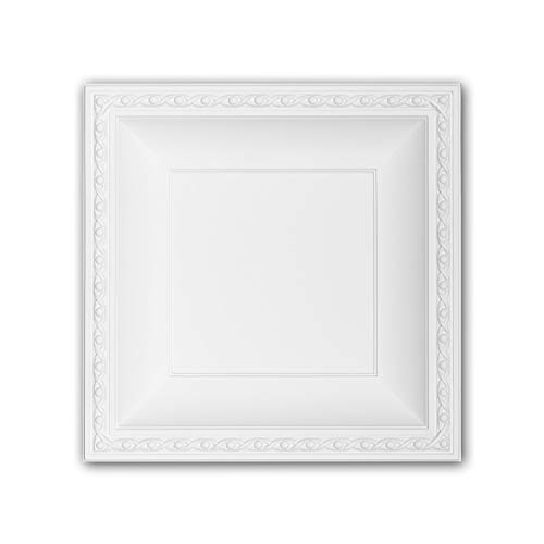 Placa de techo blanca Profhome acabado Neoimperio 157004 2