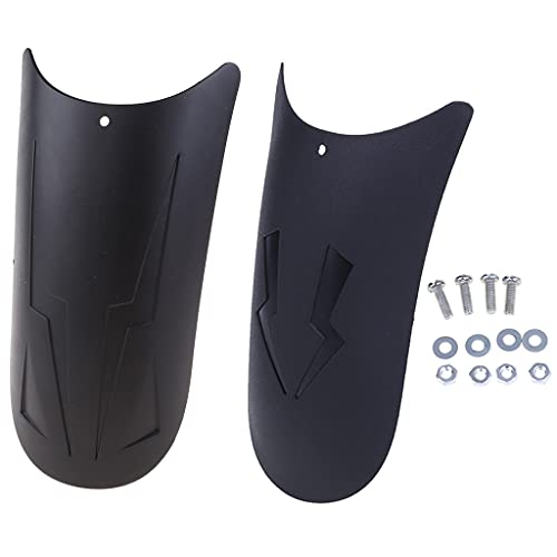 Folewr Universal Motorcycle Lengthen Front -Fender Rear AndFront Wheel Extension -Fender Mudguard -Splash Guard for Motorcycle