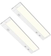 Tonlesm Under Cabinet Lighting Plug in, 24 Inch14W 120V Super Bright, 3 Color 3000K/4000K/5000K, ...