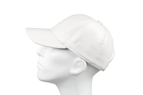 Image of Genuine Leather Unisex Baseball Cap