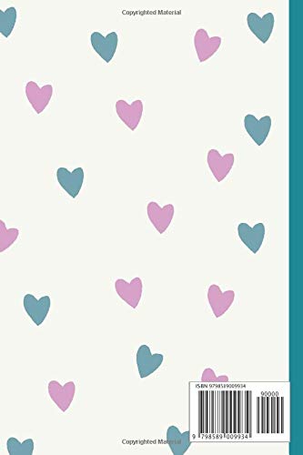 Hannah's Notebook: Hannah Personalised Name Notebook - Drawn hearts (120 Pages 6 x 9 inches) - Image 2
