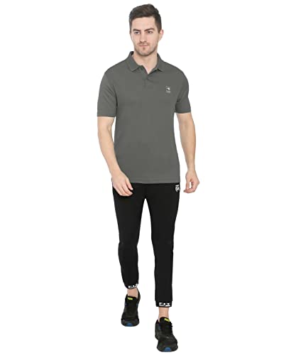 Image of GenX Men's Solid Regular Fit Polo Shirt