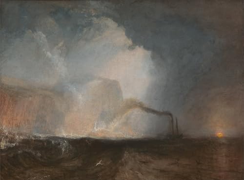 Affiche Toile La grotte de Staffa Fingal par William Turner Art Portrait Décoration 60x90cm