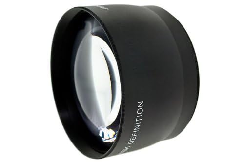 Objectif de conversion grand angle 0,43x 58mm haute définition compatible Canon XA25 - 2